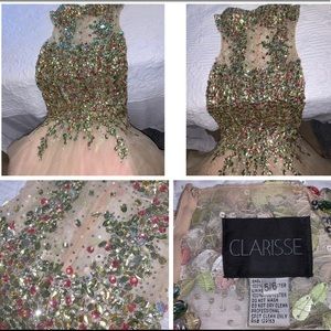 Evening gown or prom dress.